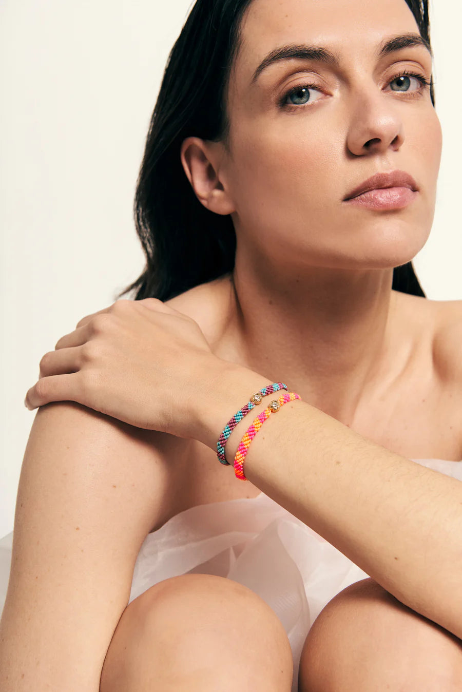 PULSERA MATILDE MORADO/AZUL