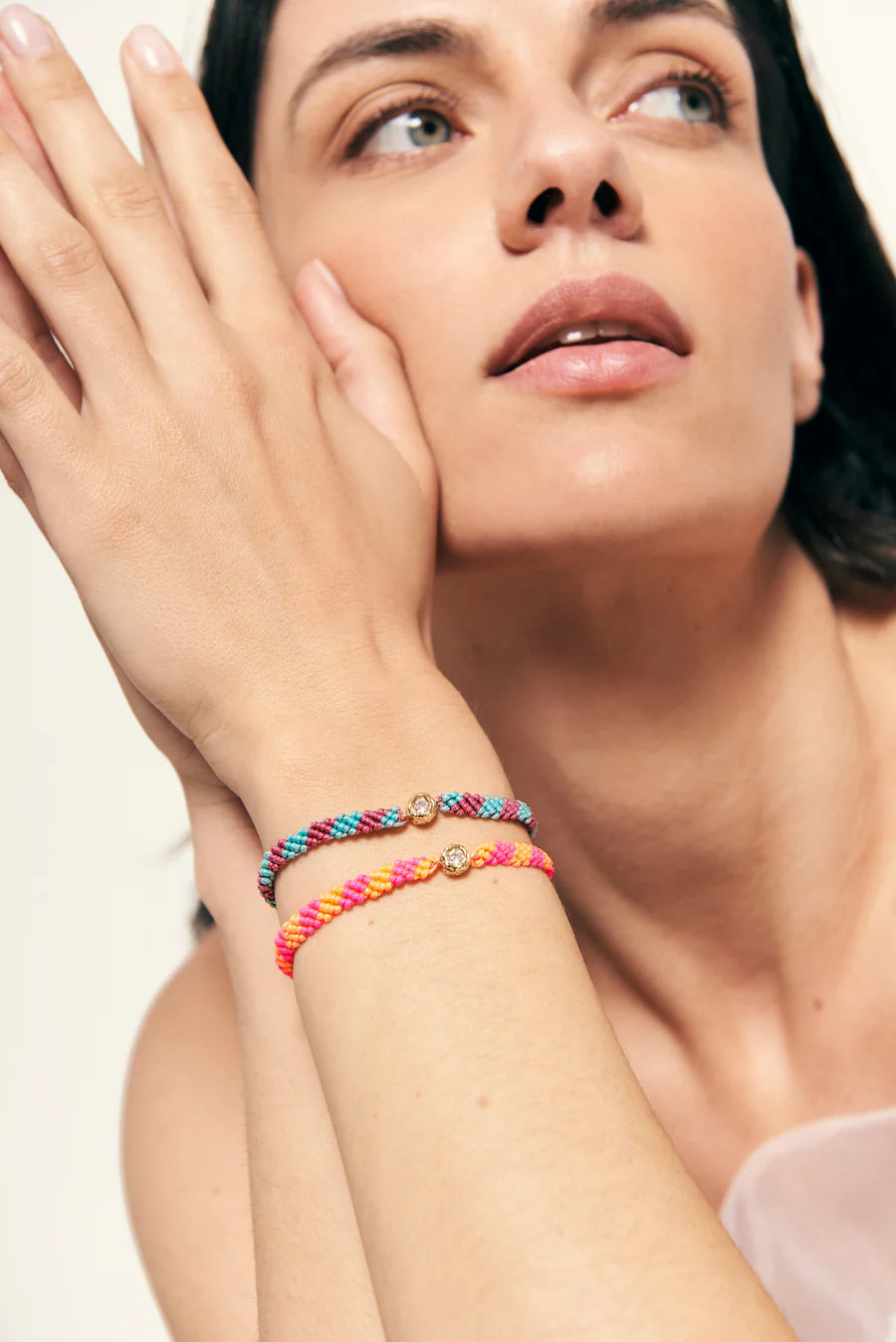 PULSERA MATILDE MORADO/AZUL