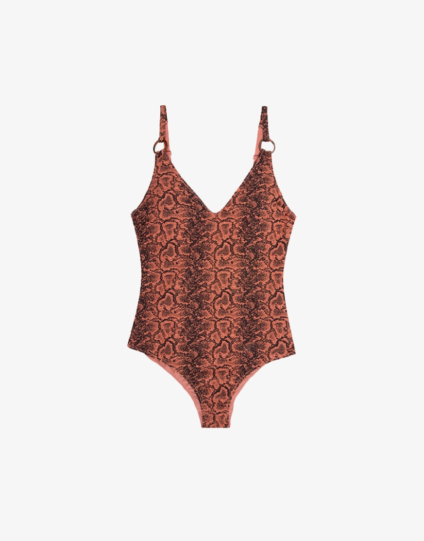 BAÑADOR CHARLIE SNAKE CORAL