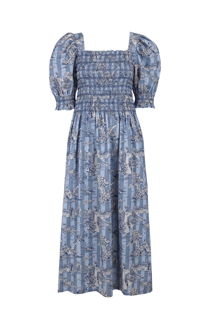 AVELYNE BLUE DRESS