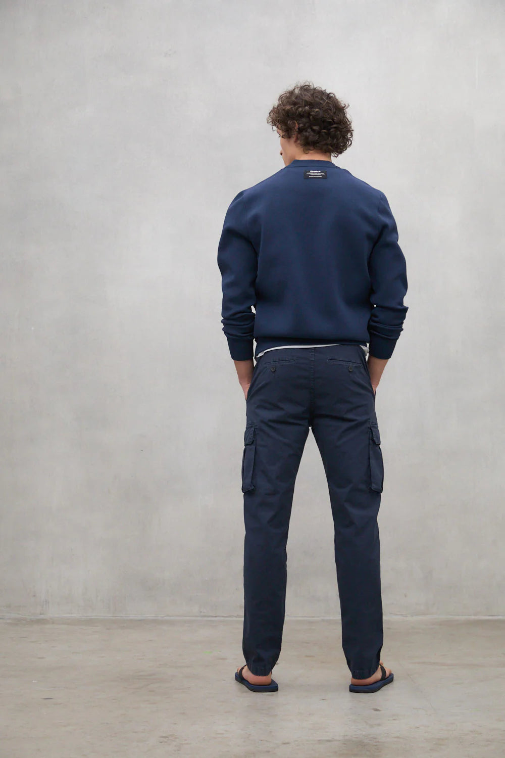 CHAQUETA DE PUNTO KOBUS AZUL MARINO
