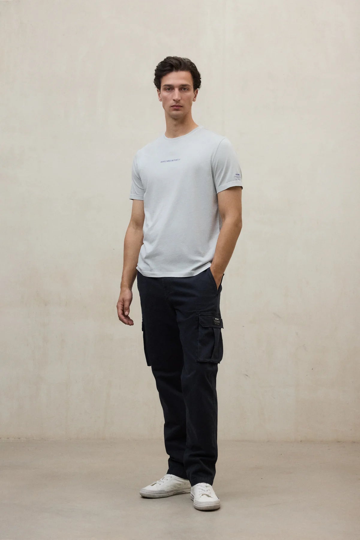 CAMISETA ALMER GRIS CLARO