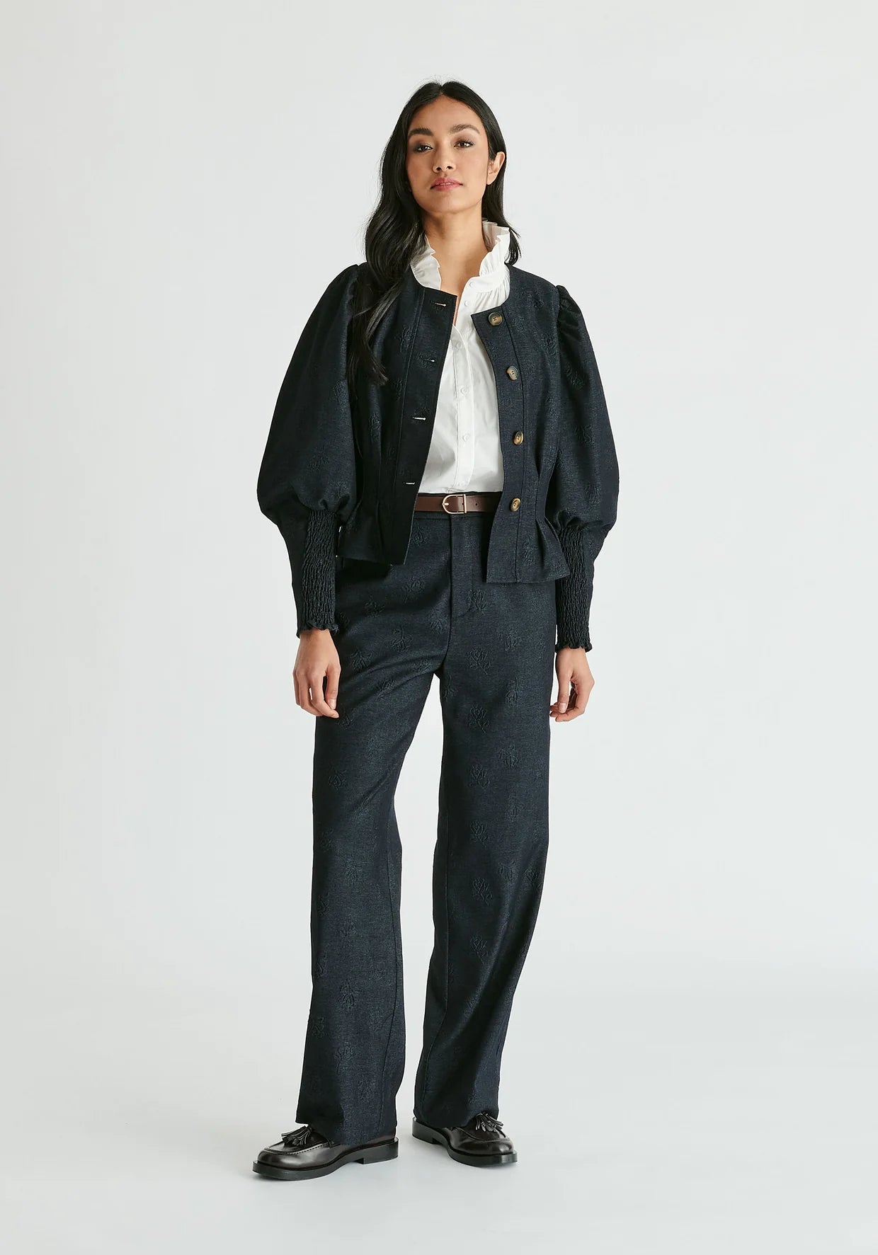 CHAQUETA DARK DENIM BLUE