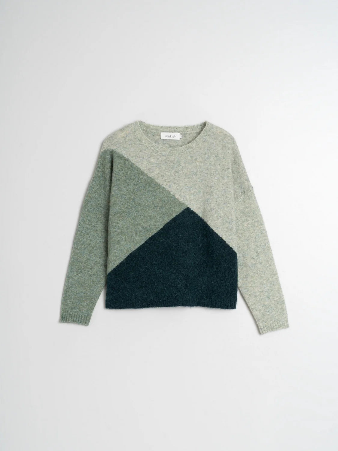 JERSEY VERDE INTARSIA