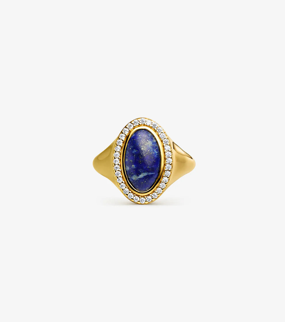 ANILLO SELLO LAPISLÁZULI