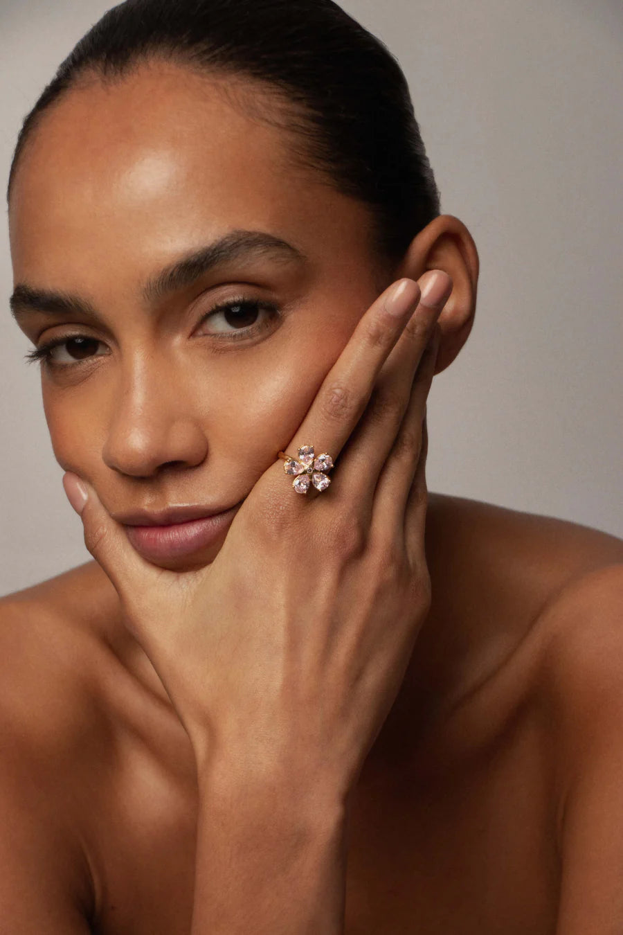 ANILLO DAISY ROSA CLARO