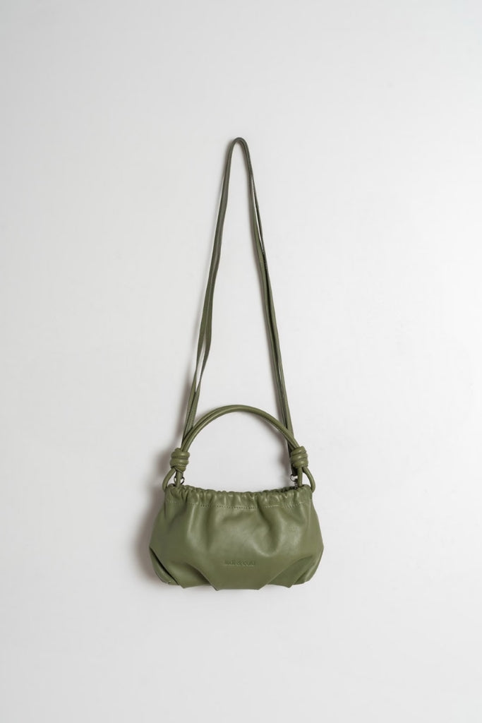 BOLSO DE PIEL COLOR OLIVA