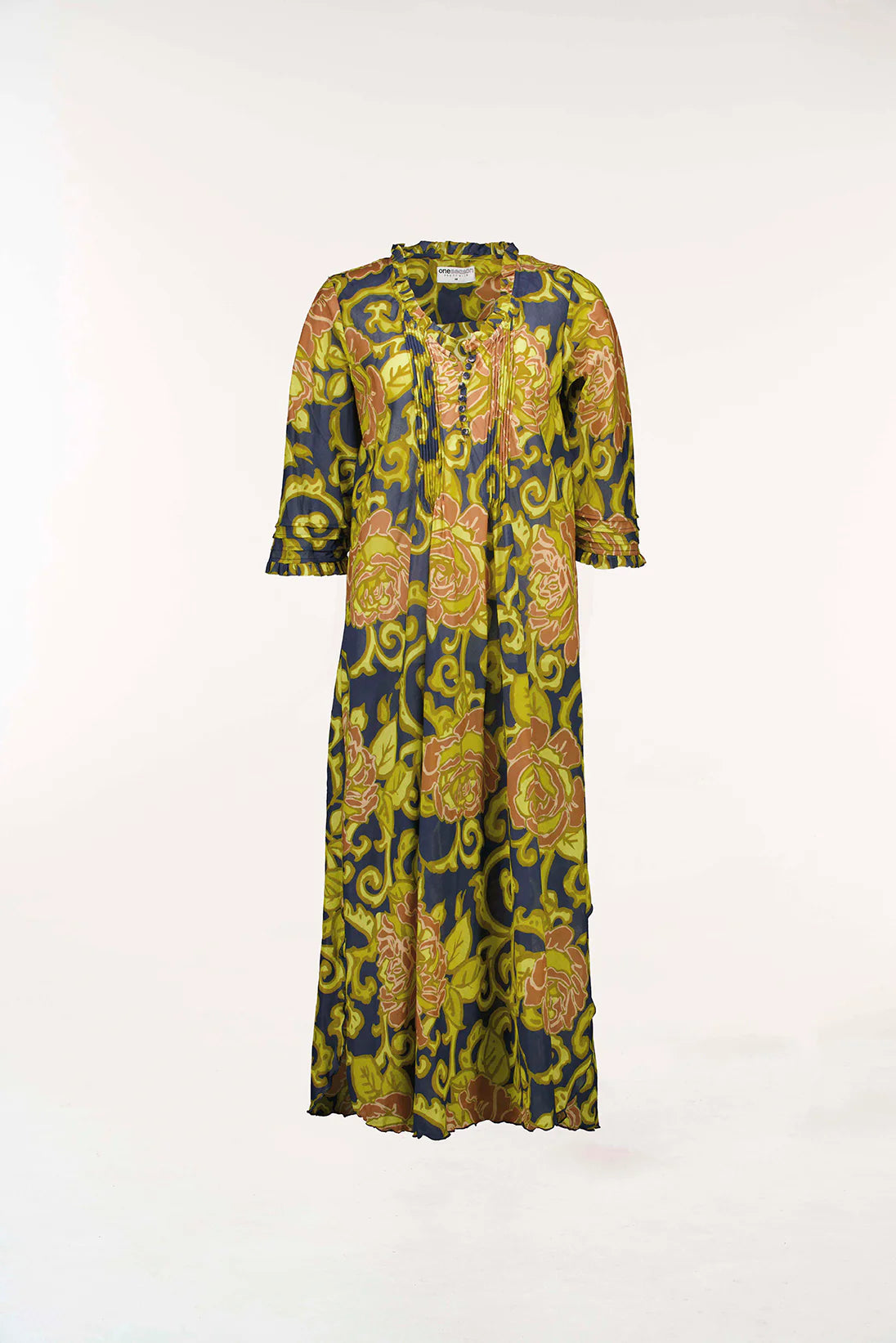 VESTIDO LONG POPPY SAN SEBASTIAN CITRINE