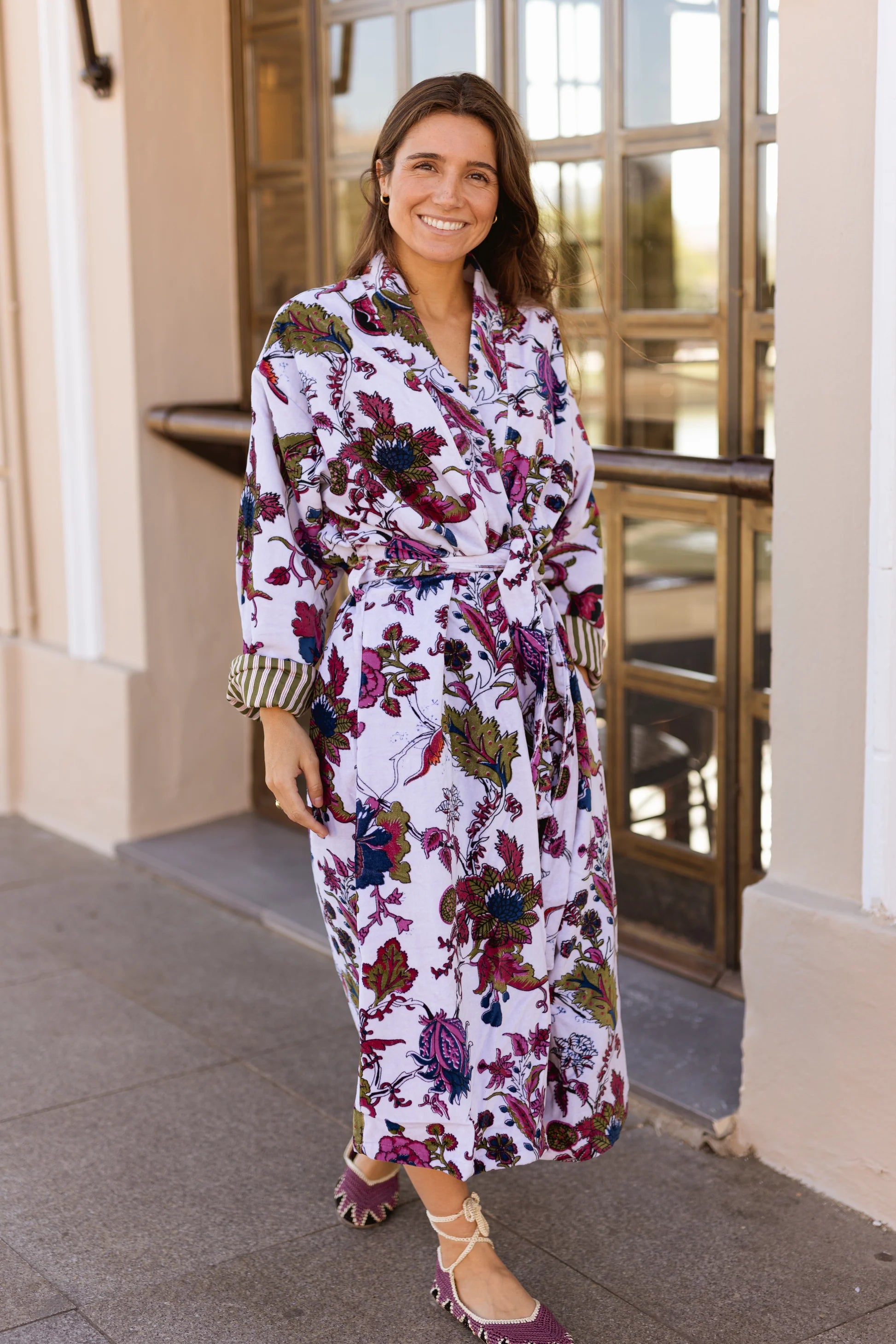 KIMONO TERCIOPELO BLANCO