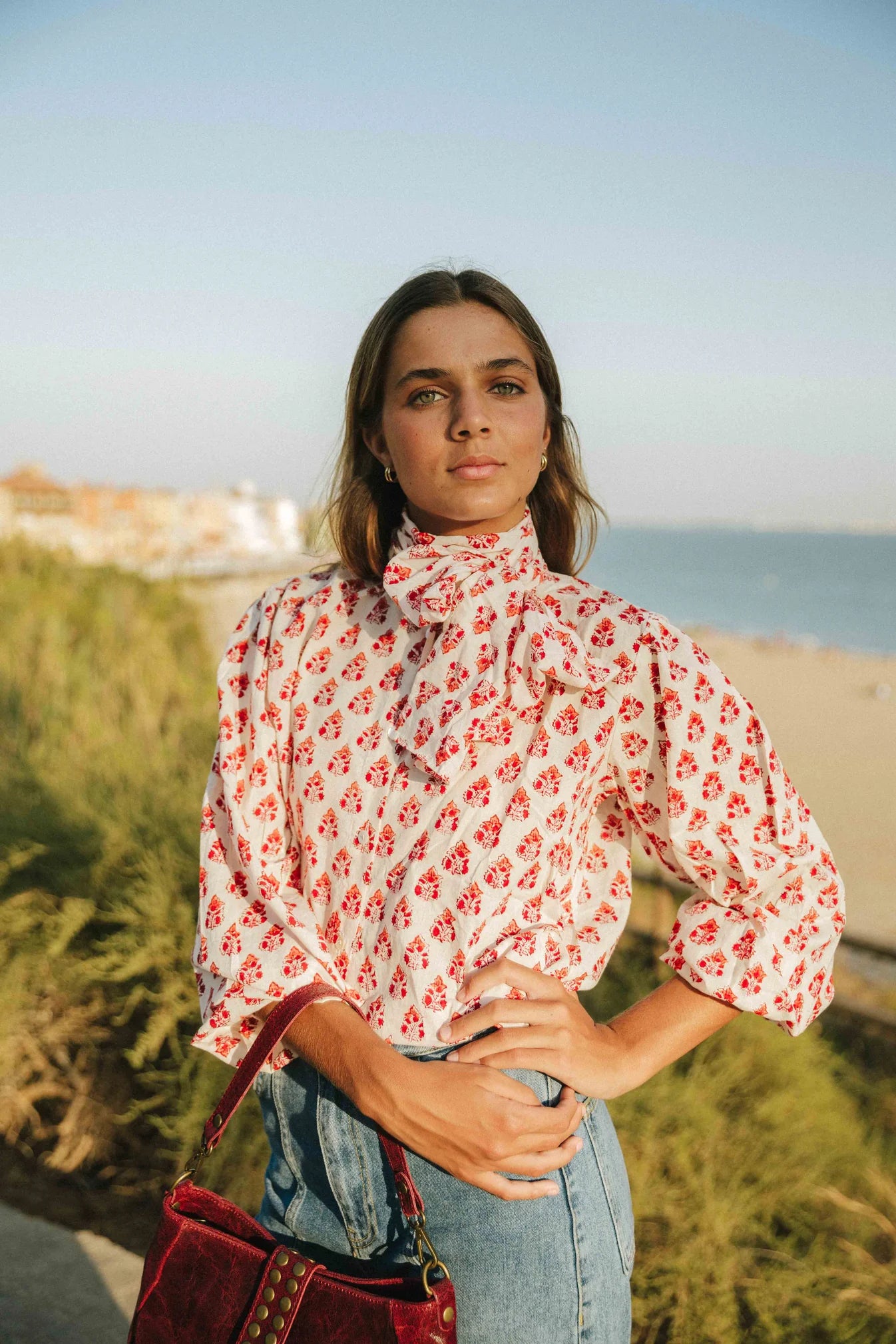 CAMISA LAZO BLANCA