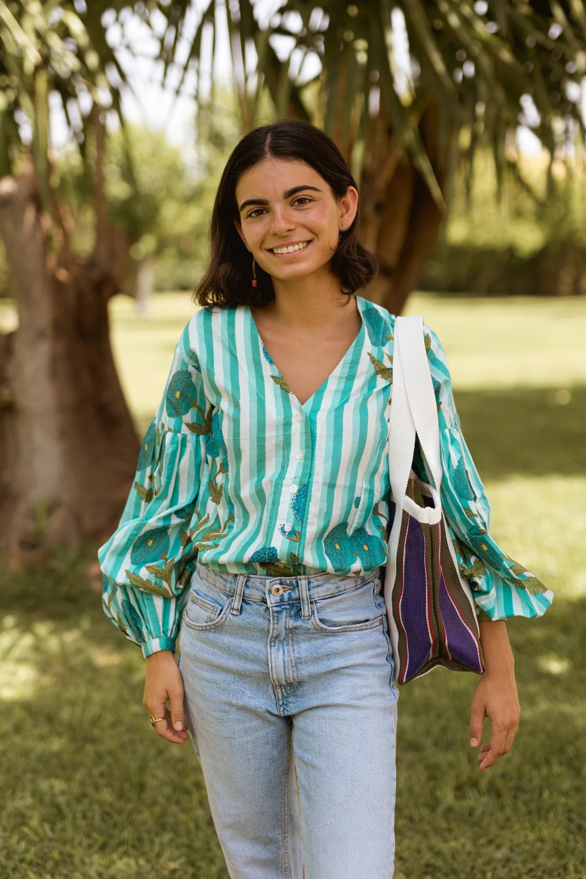 CAMISA TURQUESA