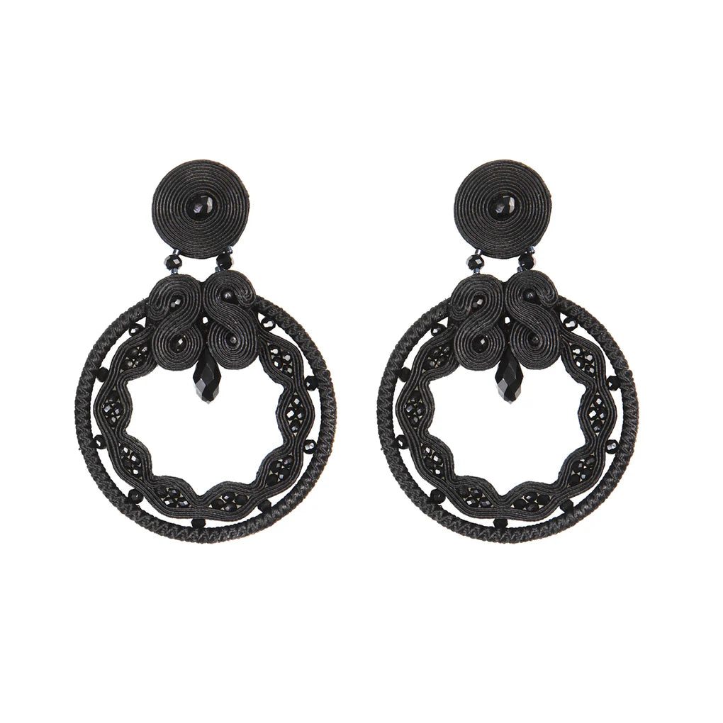PENDIENTES NEGRO Y AZABACHE