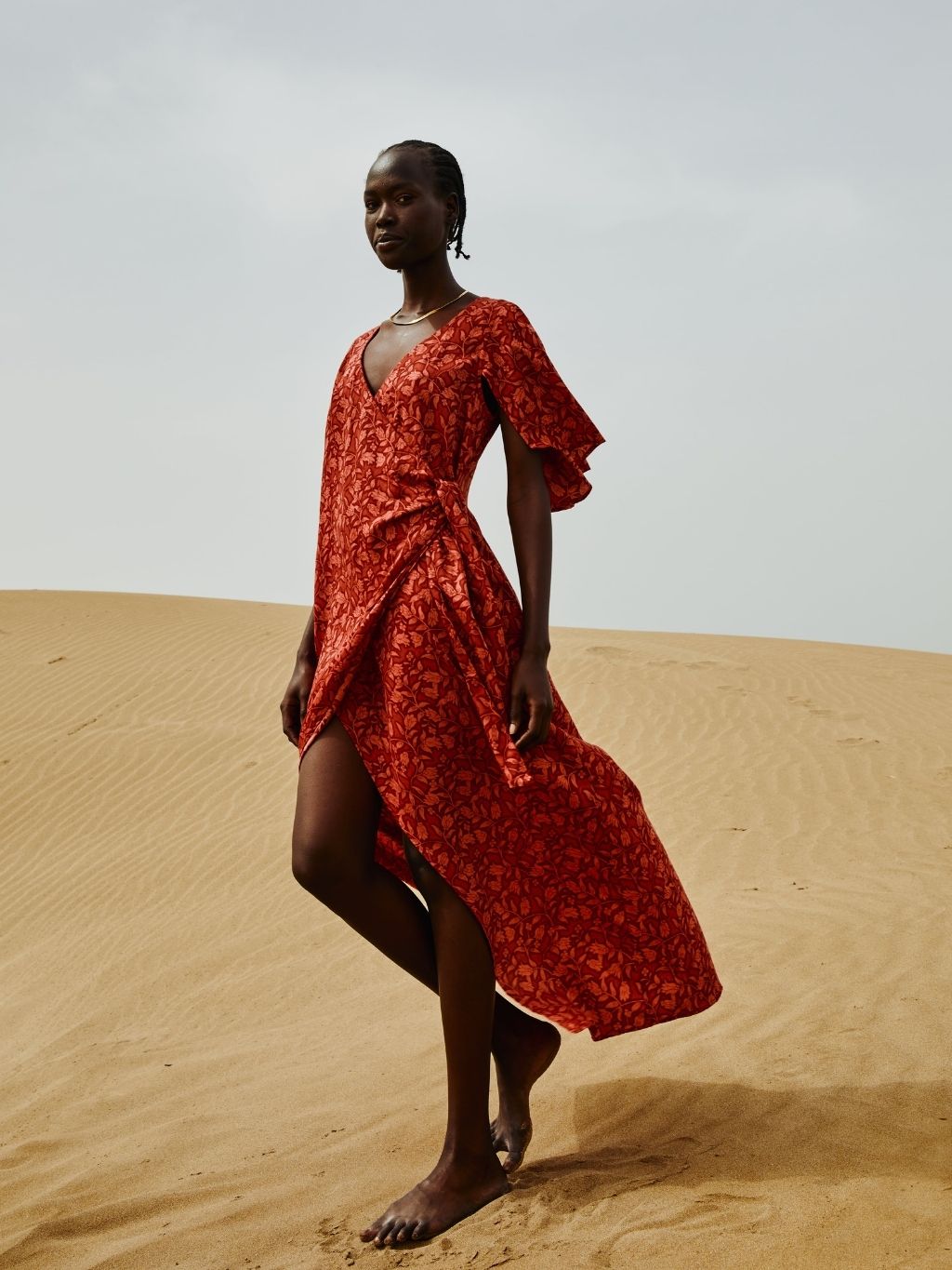 VESTIDO NUDO MORRIS RED