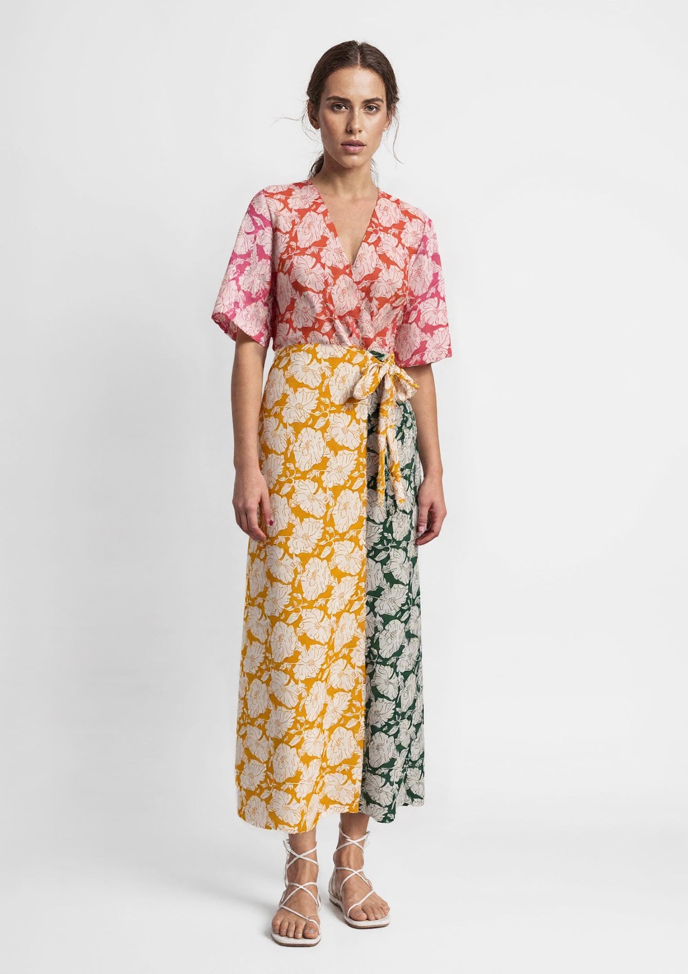VESTIDO MIDI LAZADA IRIS