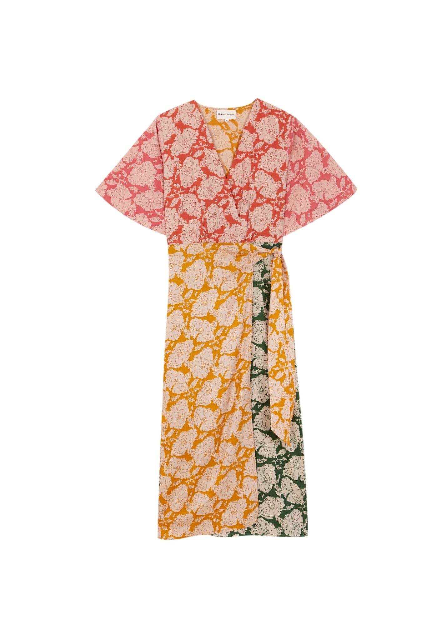 VESTIDO MIDI LAZADA IRIS