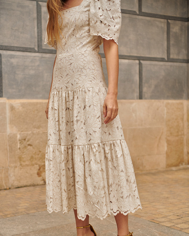 VESTIDO MÓNACO BEIGE