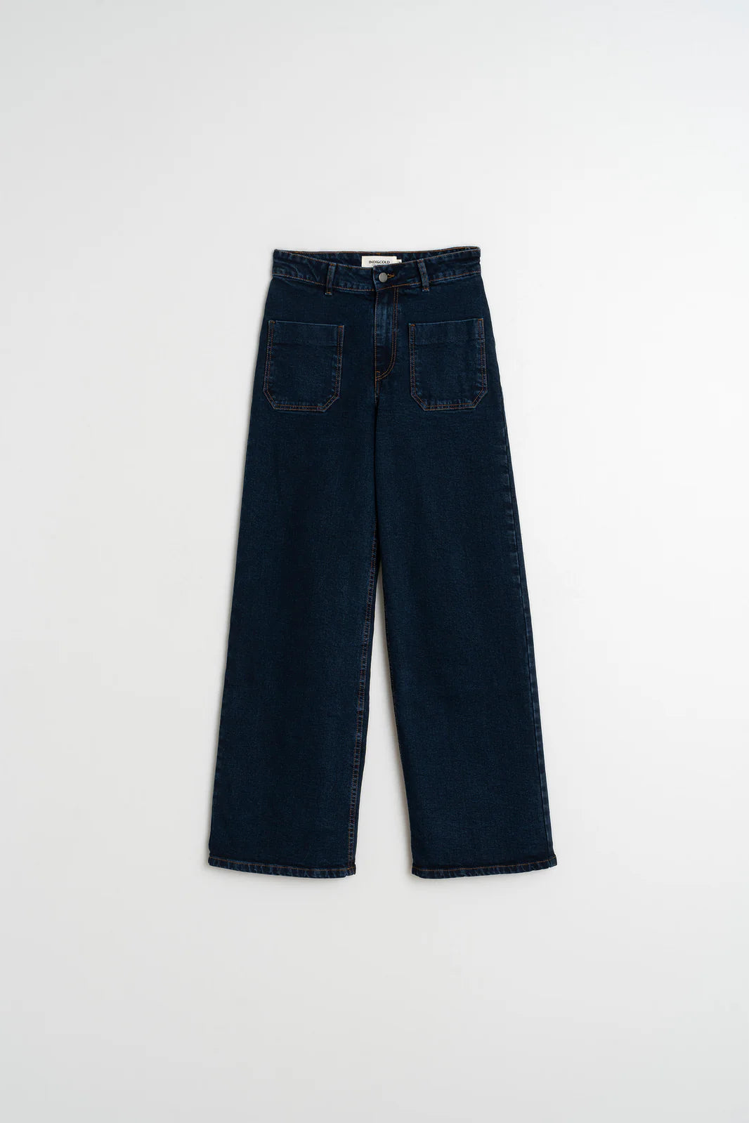 PANTALÓN DENIM WIDE LEG NAVY