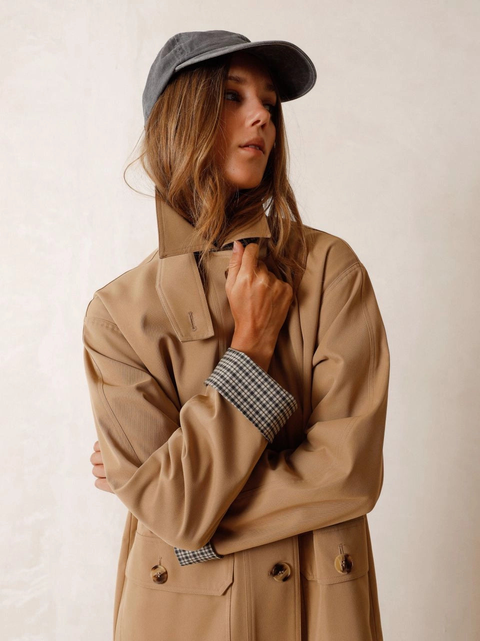 3/4 TRENCH COAT