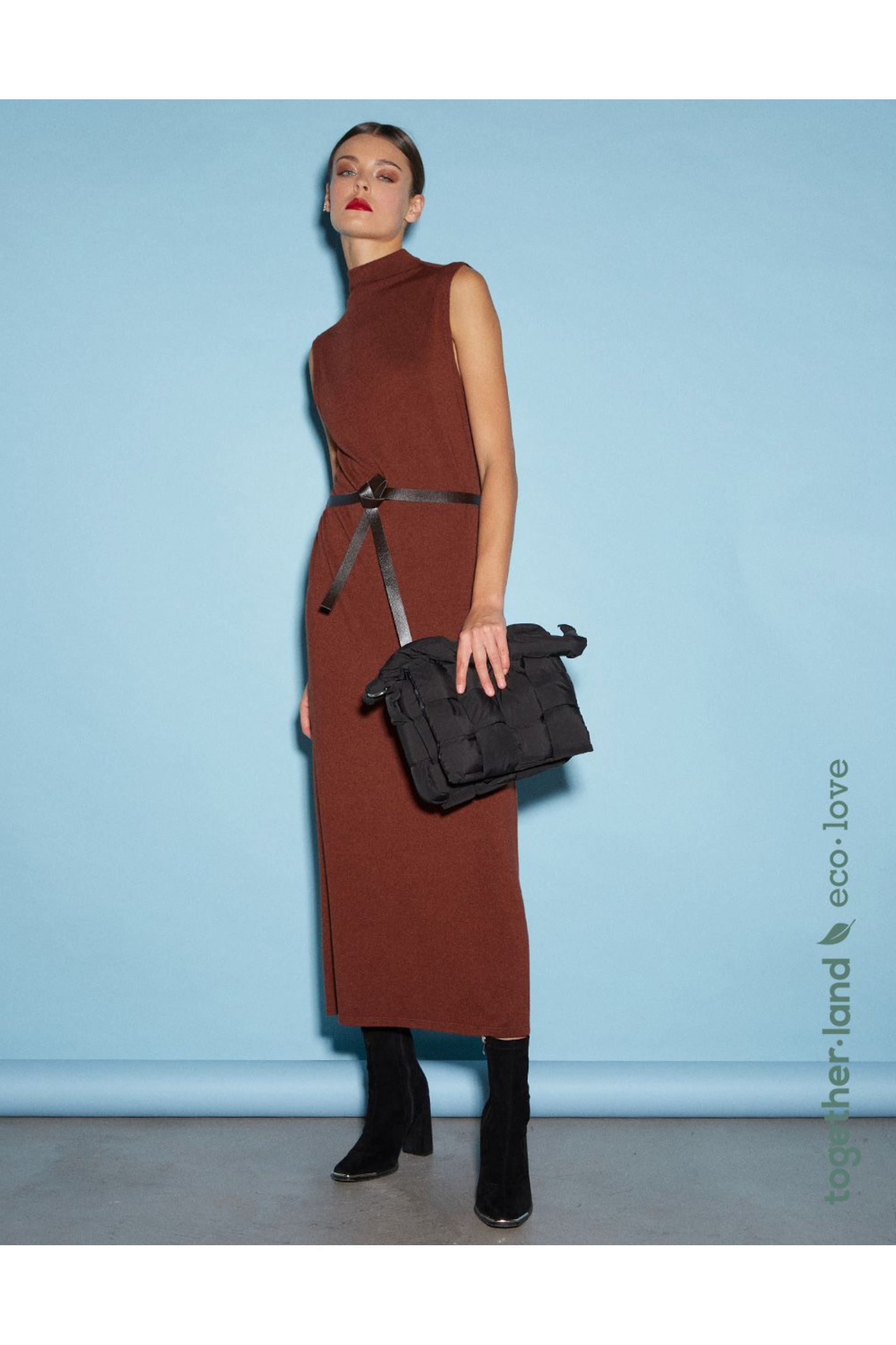 Vestido Punto Brown BSB