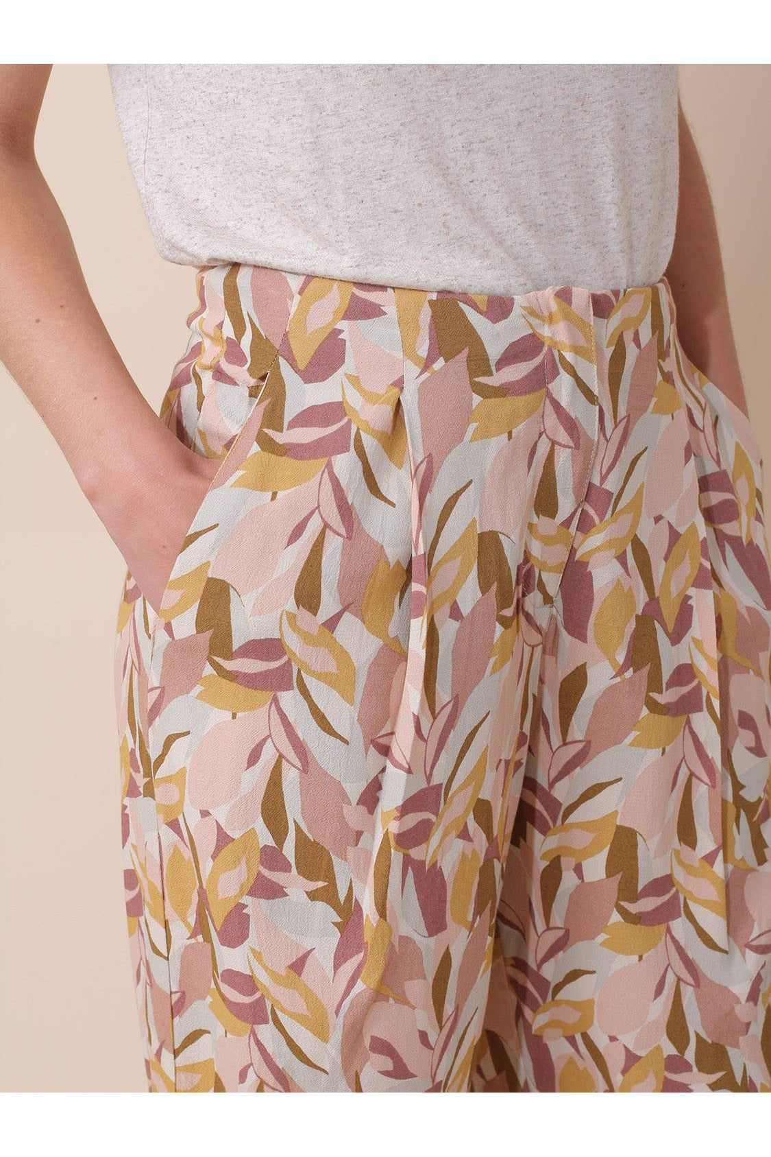 Pantalon Crop Fluido