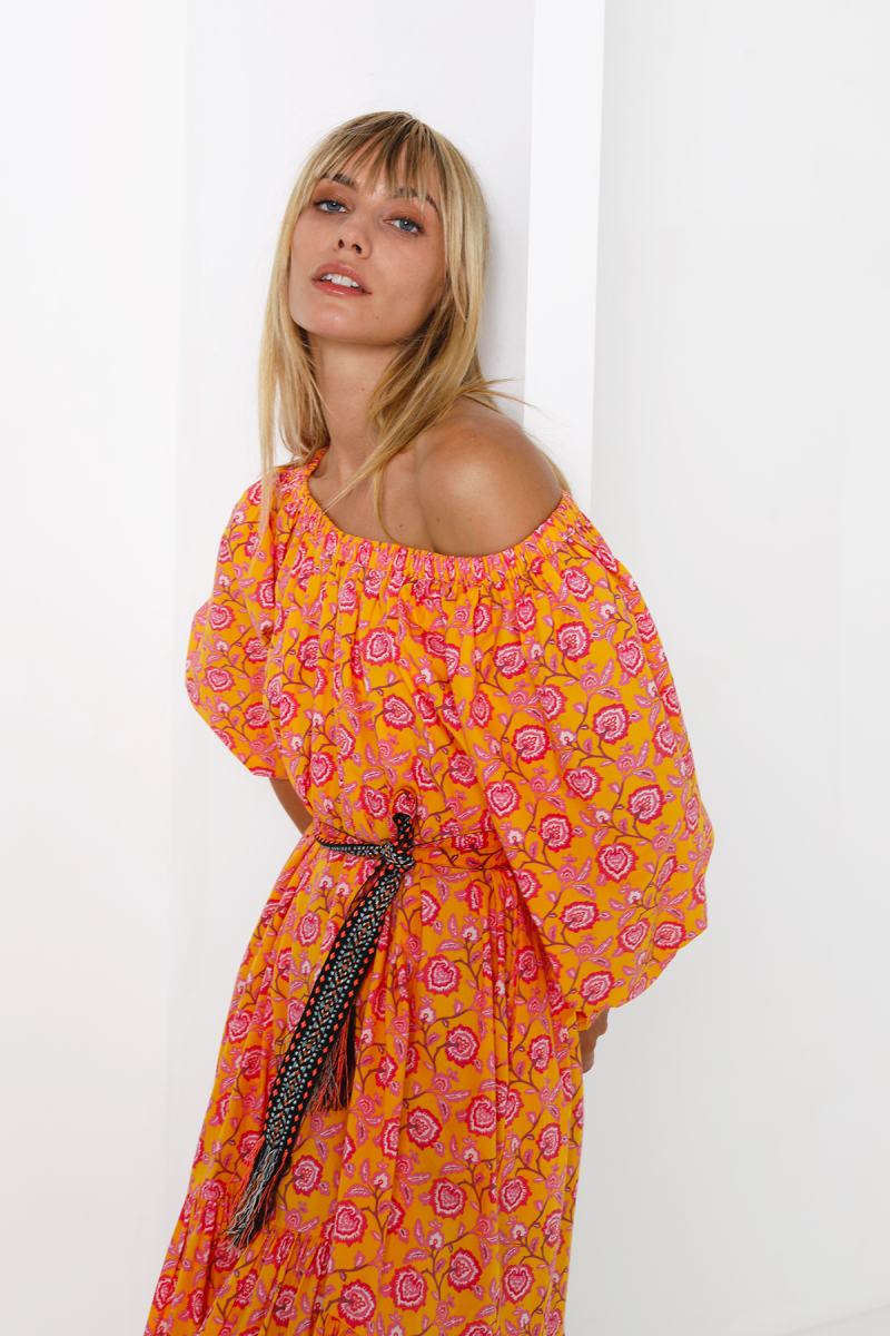 Vestido Party orange