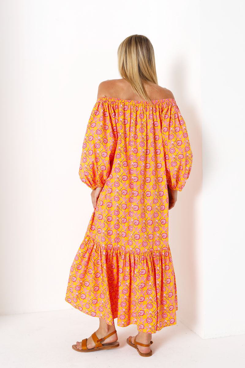 Vestido Party orange