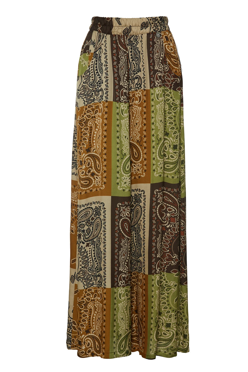 PANTALÓN ESTAMPADO TEXTURA SATINADA