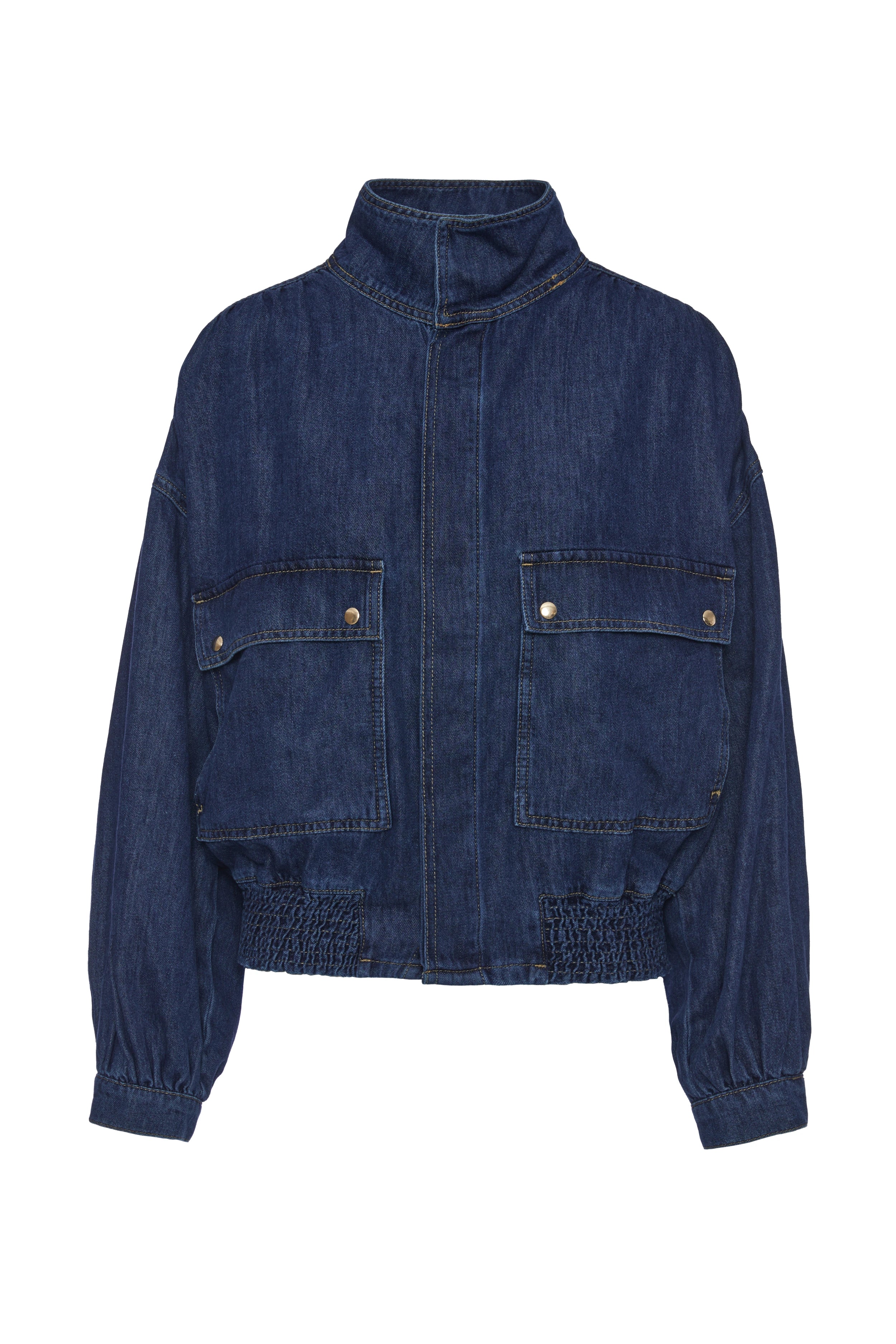CHAQUETA BOMBER DENIM