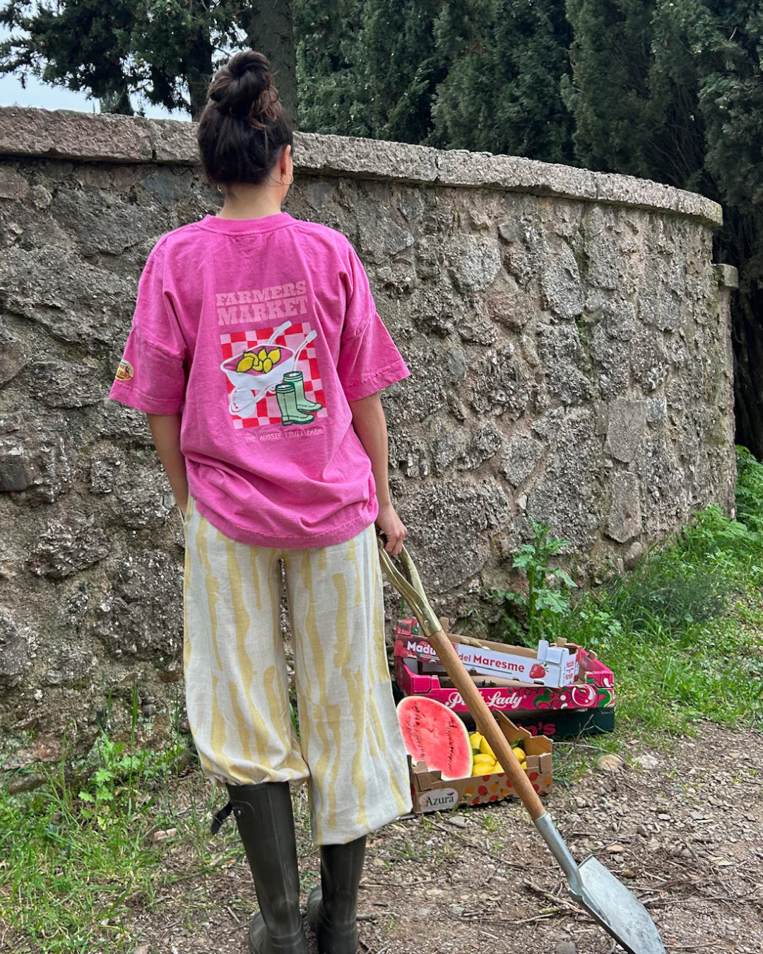 CAMISETA PINK FARM TEE