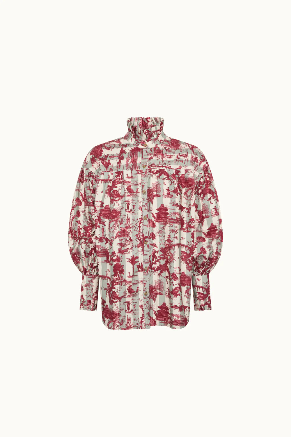 DANTE TOILE SHIRT - CAMISA FLORAL ROJA