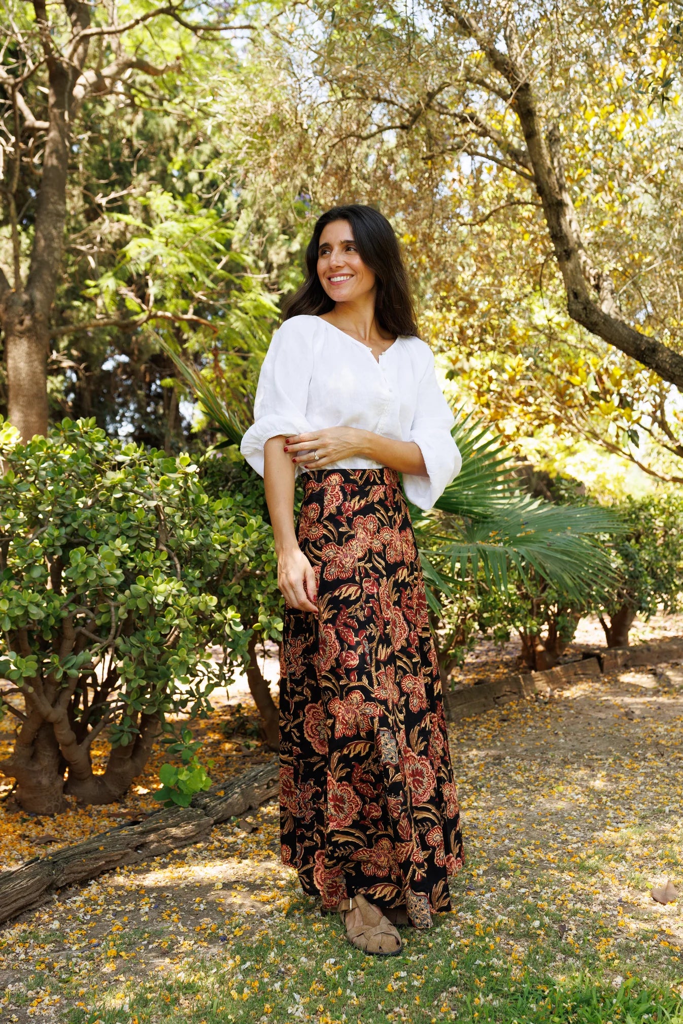 FALDA ALGODÓN NEGRA