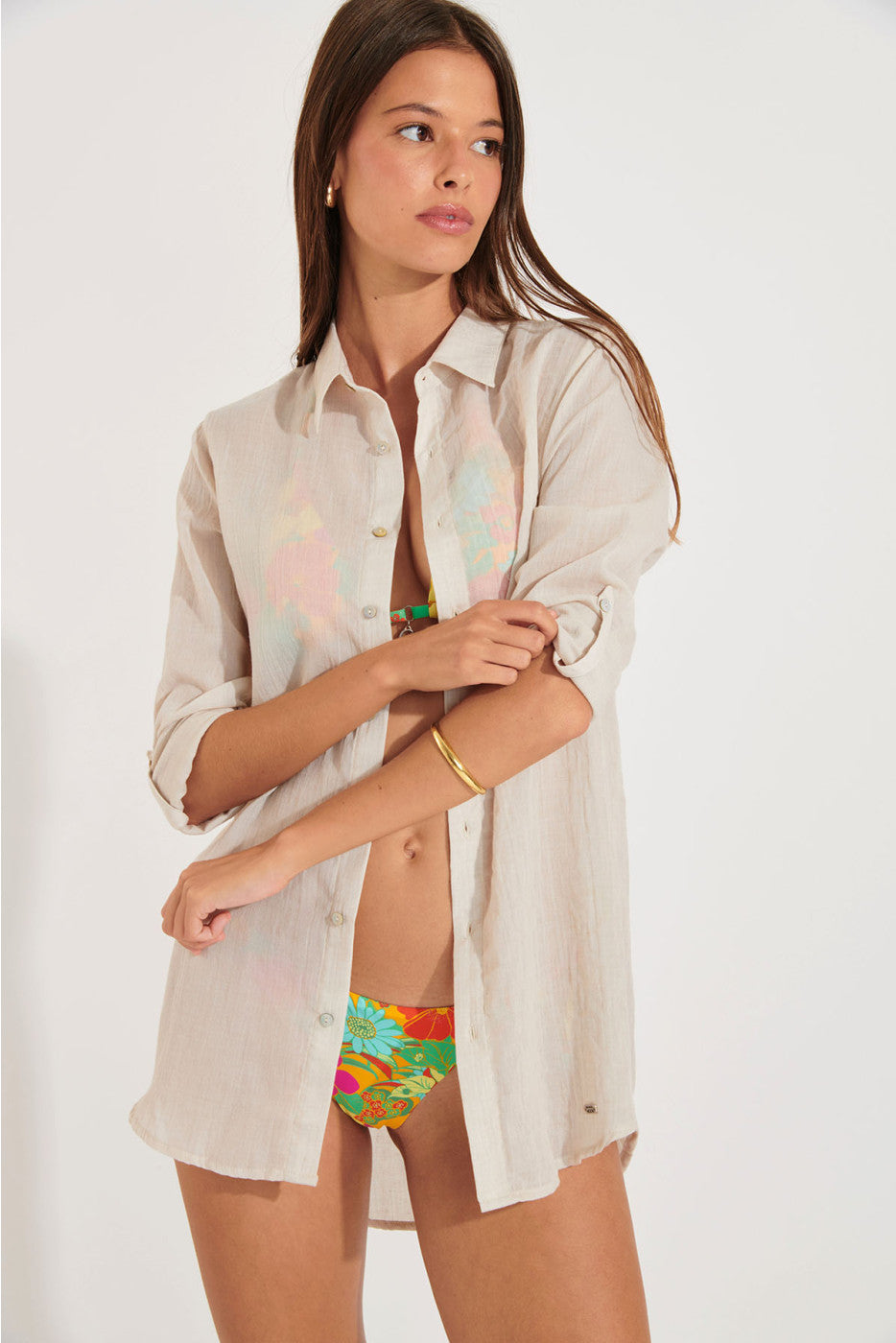 CAMISA BEIGE GARY ADILSON