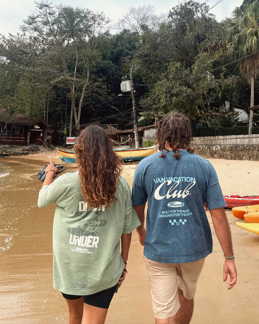 CAMISETA NOMADE AZUL