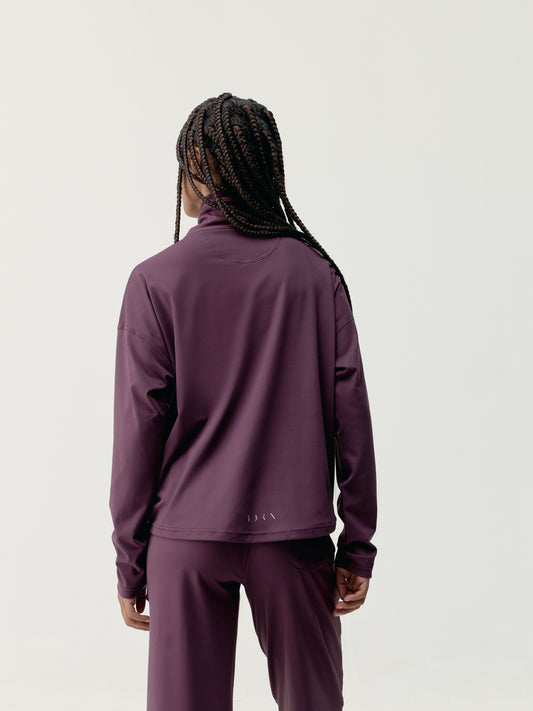 SWEATSHIRT CAMILLE DARK CHERRY