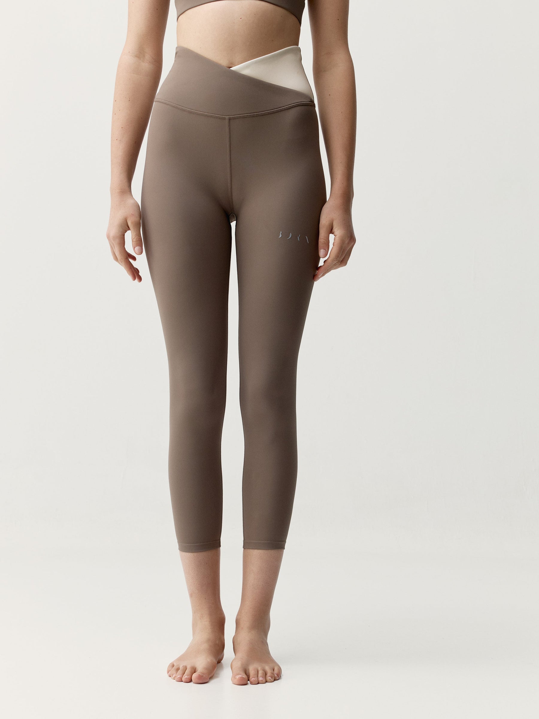 LEGGING CLEO FOSSIL/WHITE CHALK