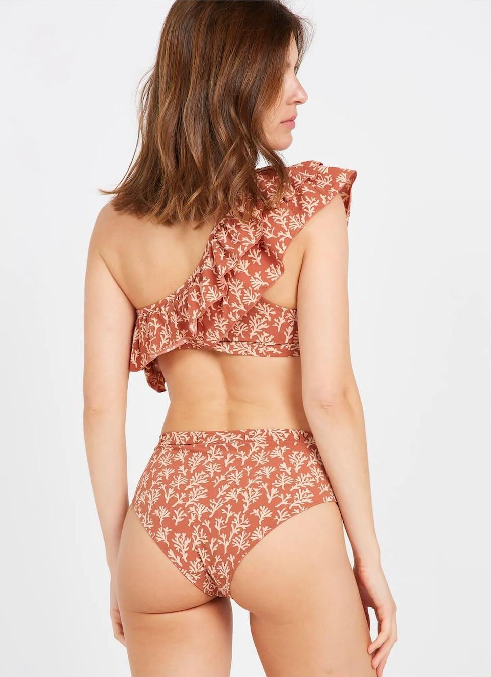 TOP BIKINI JULIA CORAL PRINT