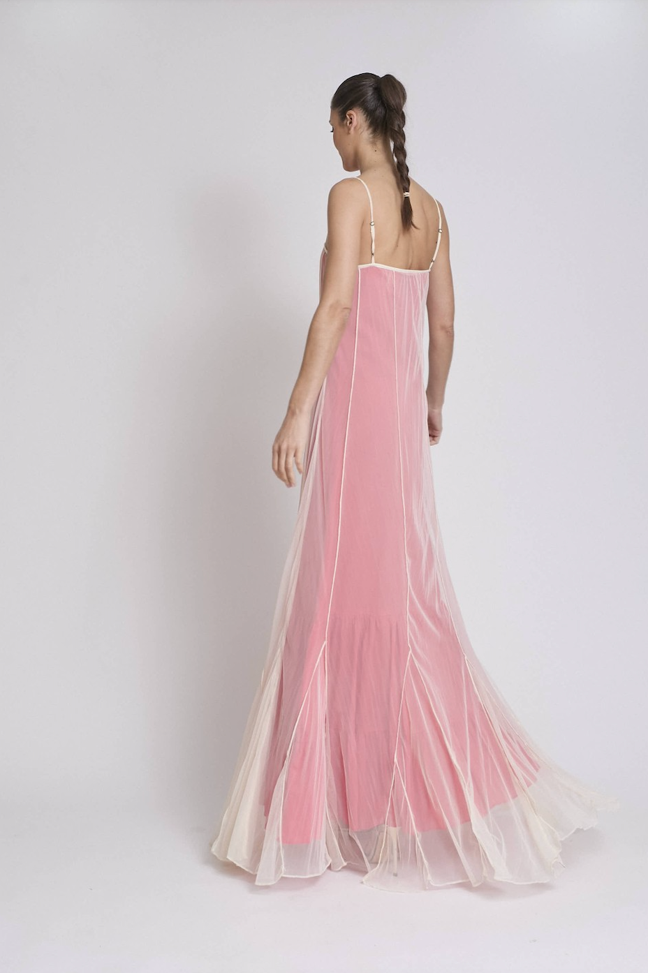 VESTIDO KAERA BEIGE CORAL