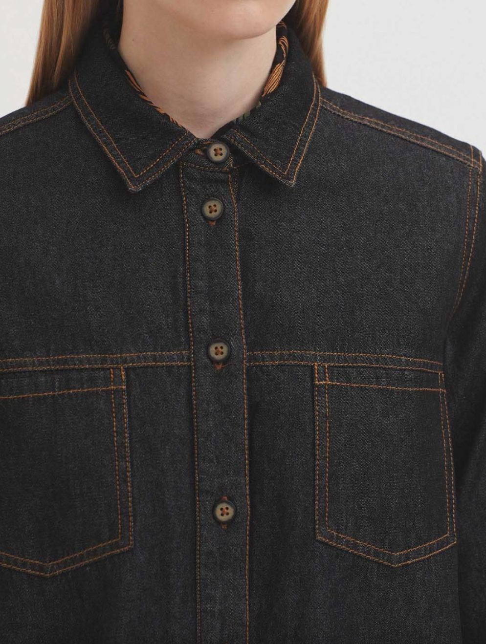 CAMISA TEJANA GRIS