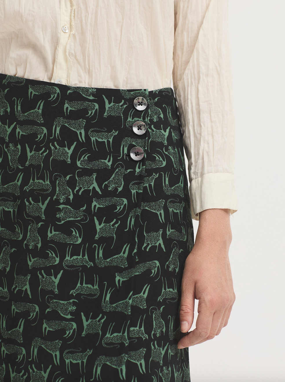FALDA FELINE PRINT