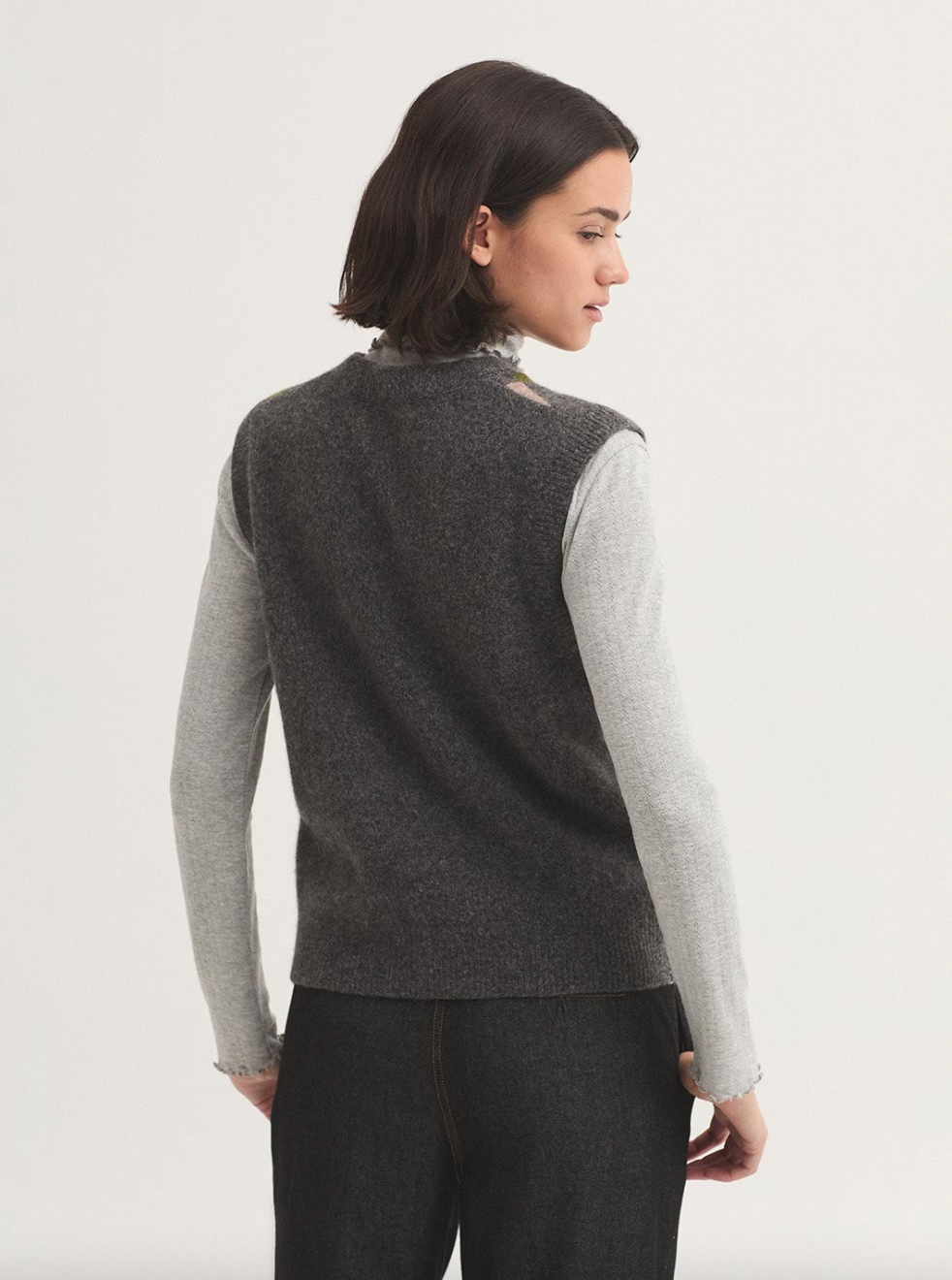 CHALECO LAMBSWOOL CUADROS