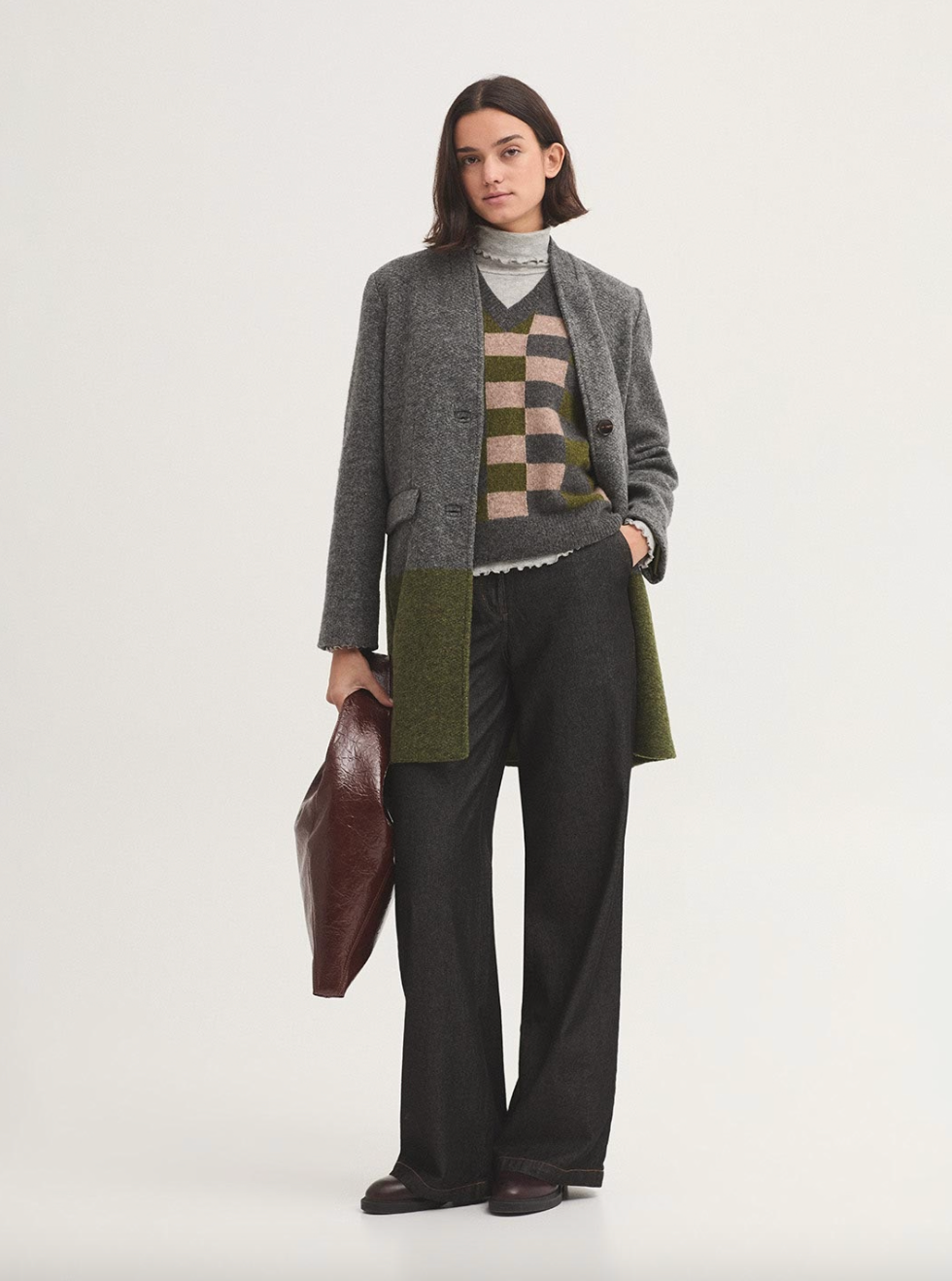 CHALECO LAMBSWOOL CUADROS