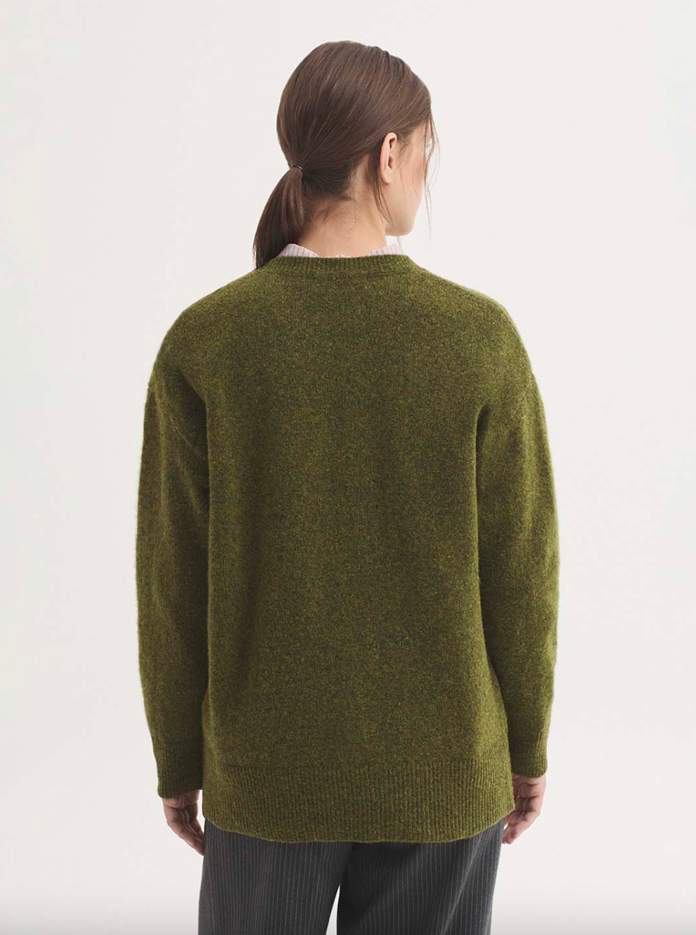 JERSEY LAMBSWOOL BOTONES VERDE