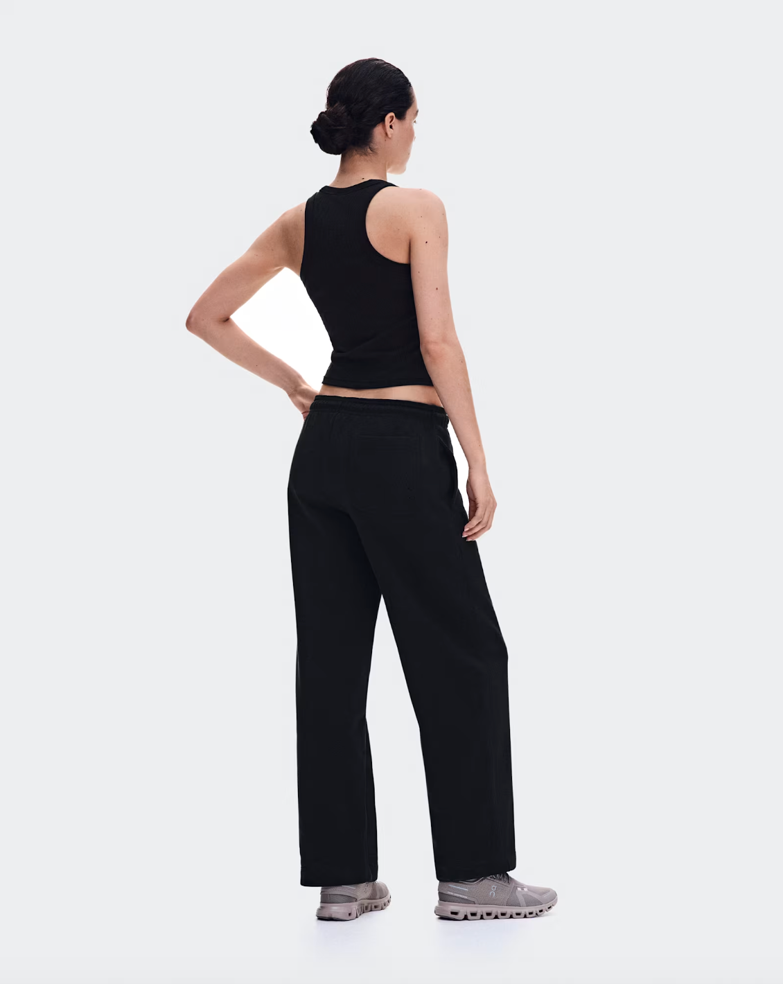 ALL-DAY RIBBED TANK NEGRO