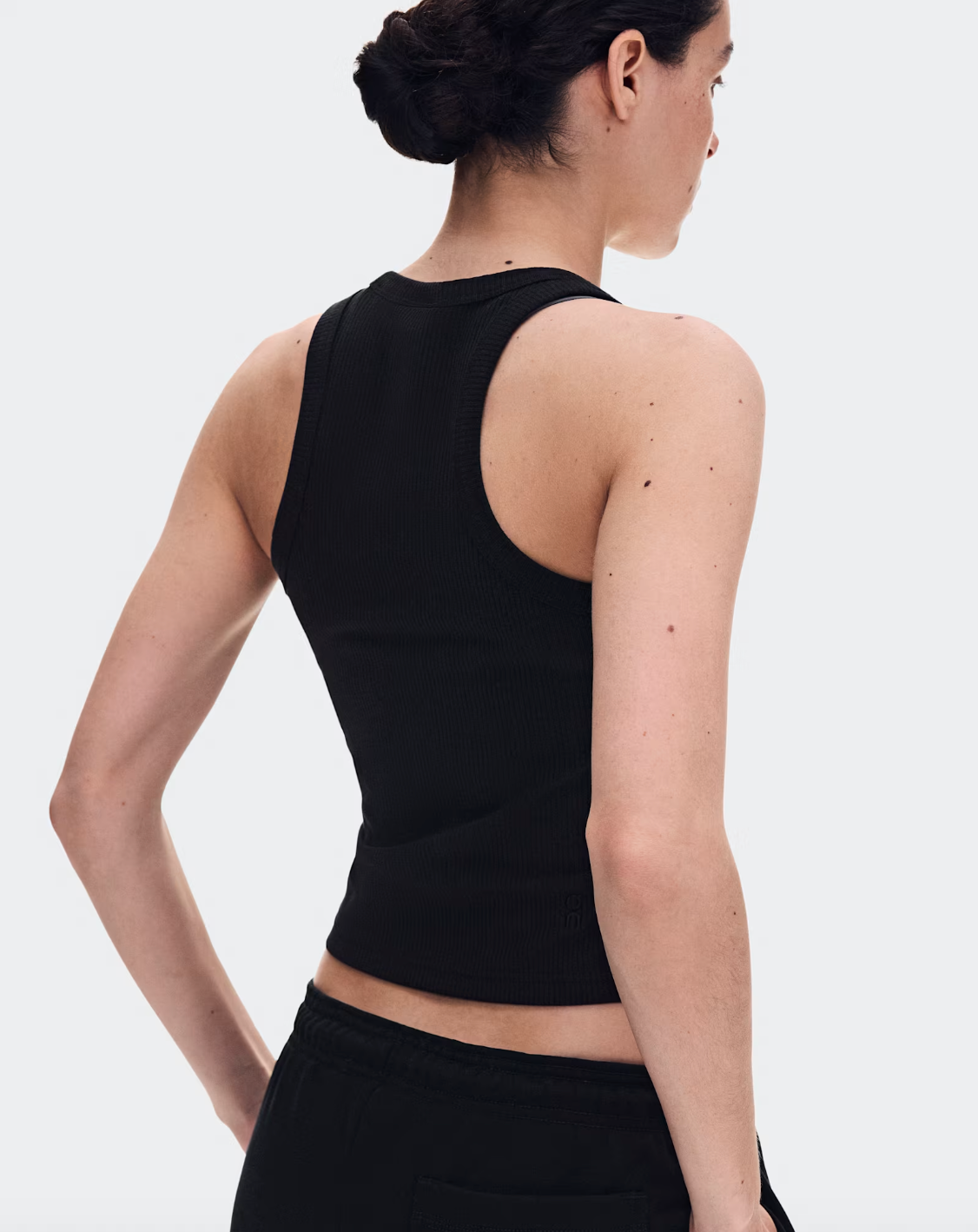 ALL-DAY RIBBED TANK NEGRO