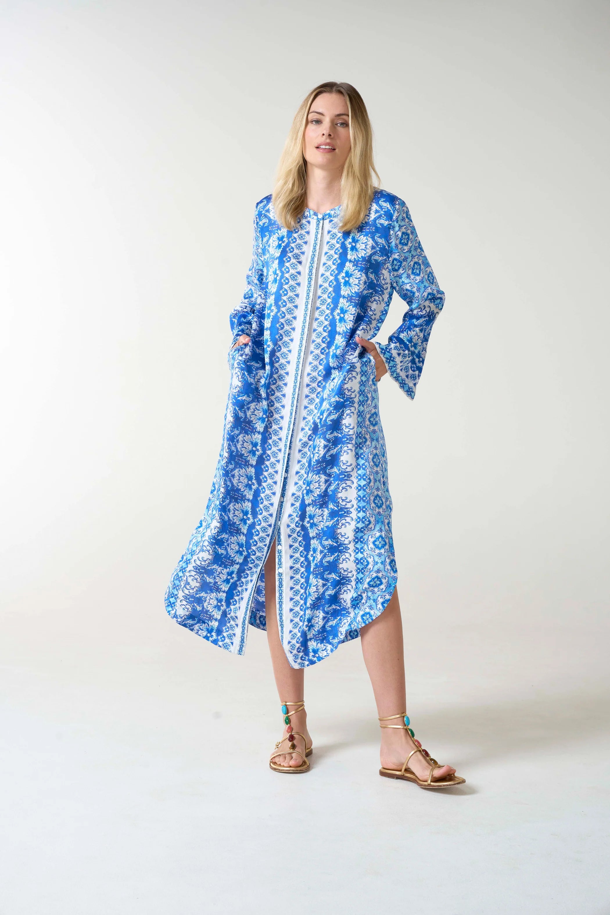 VESTIDO SANI MAXI PLACEMENT KASBAH