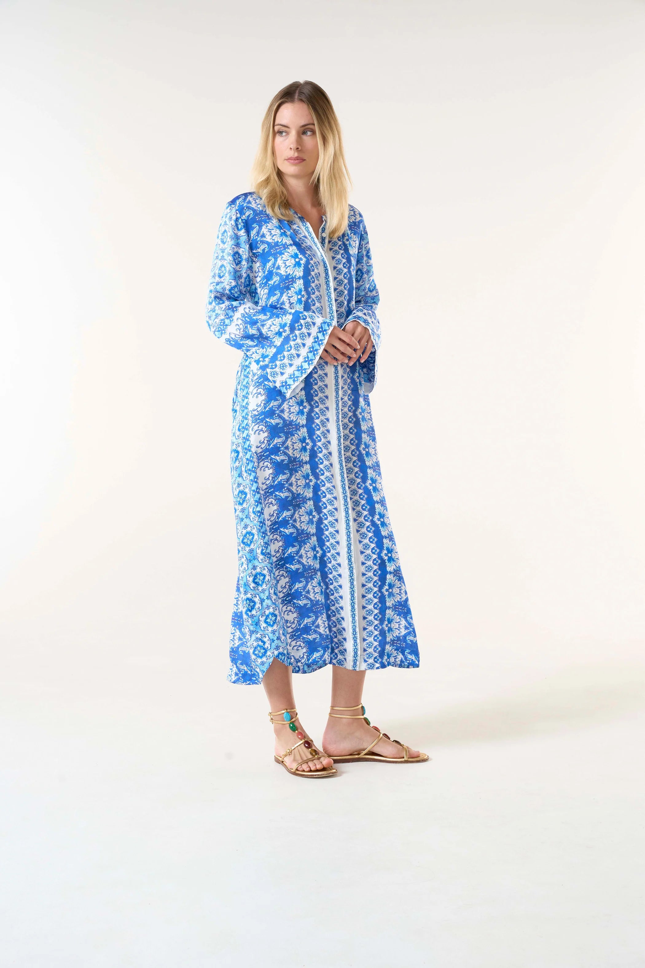 VESTIDO SANI MAXI PLACEMENT KASBAH
