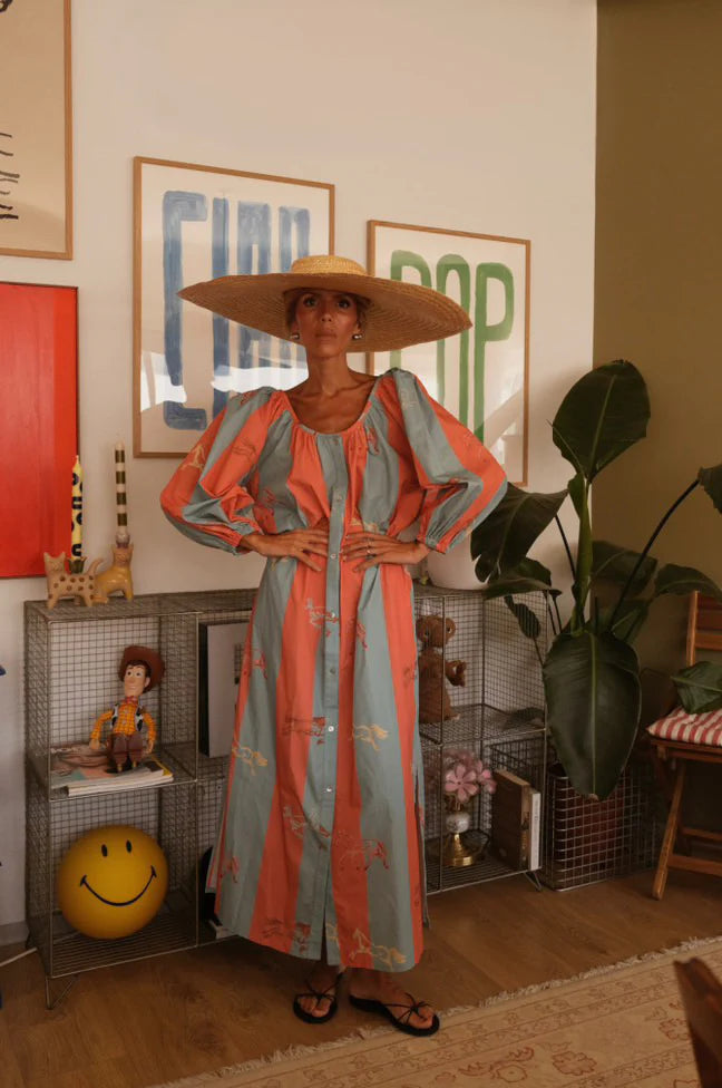NEILA ORANGE DRESS