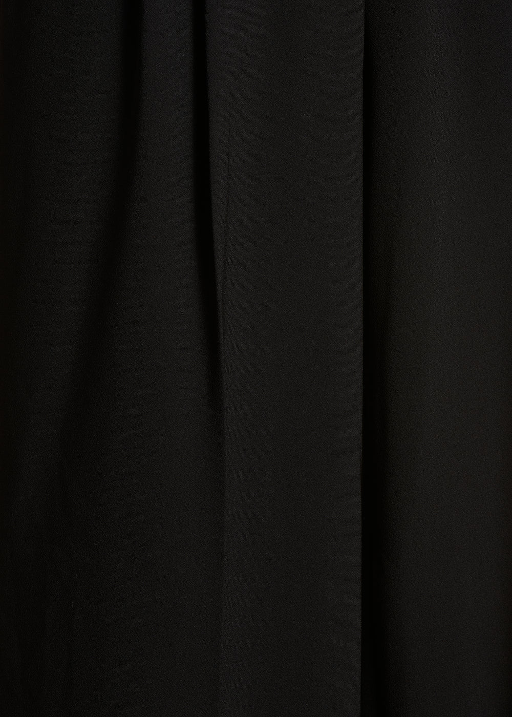 PANTALÓN ANCHO NEGRO FORRADO DE TALLE ALTO