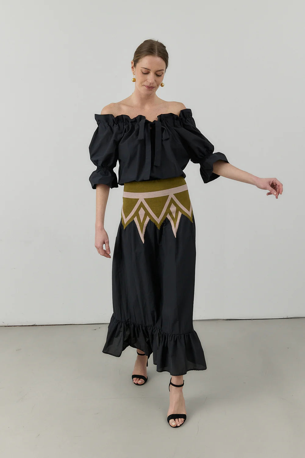 VESTIDO ARENA NEGRO