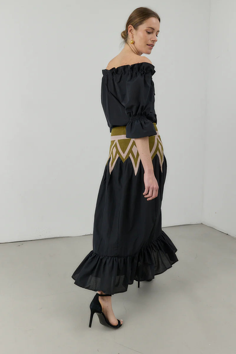 VESTIDO ARENA NEGRO